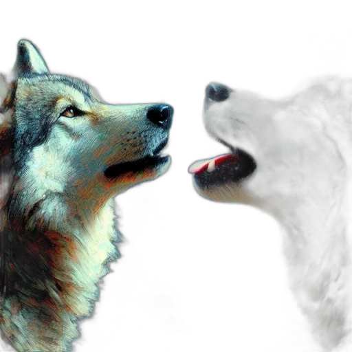 animal, photorealistic, concept art, watercolor transparent PNG cut-out