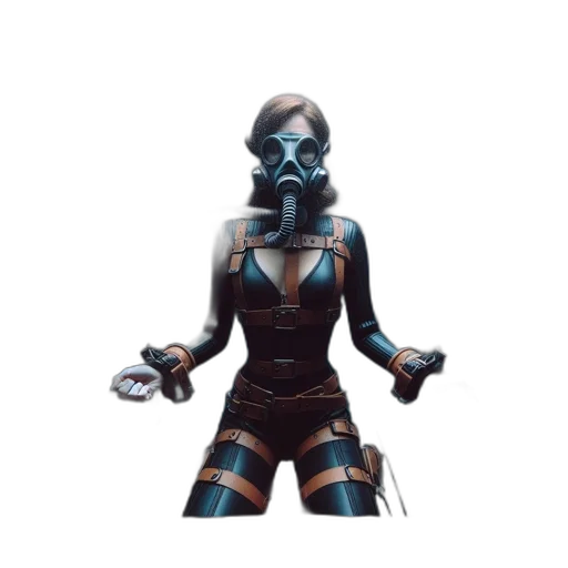 mask, robot, weapon, creature transparent PNG cut-out