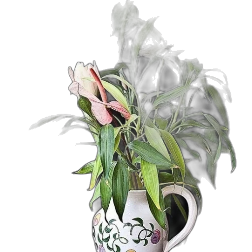 mask, flower, crown, dragon transparent PNG cut-out