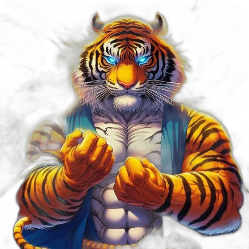 animal, jacket, mask, comic book art transparent PNG cut-out