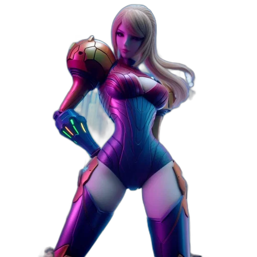 robot, dress, concept art, 3d render transparent PNG cut-out