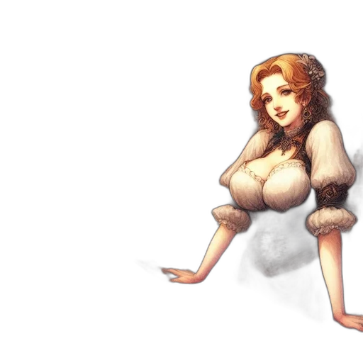 dress, concept art, pixel art, fantasy art transparent PNG cut-out