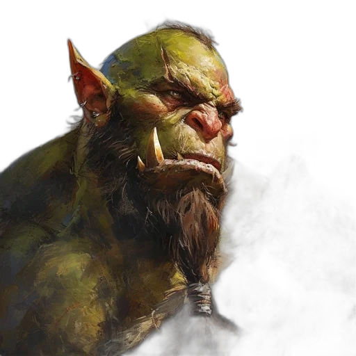 face, concept art, fantasy art, photorealistic transparent PNG cut-out