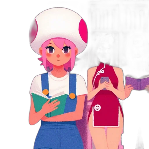 staff, hat, dress, concept art transparent PNG cut-out