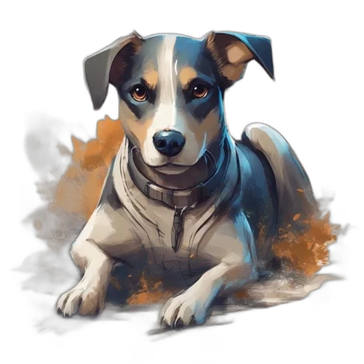 animal, photorealistic, watercolor, concept art transparent PNG cut-out
