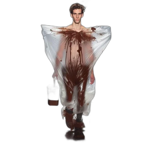 jacket, dress, creature, umbrella transparent PNG cut-out