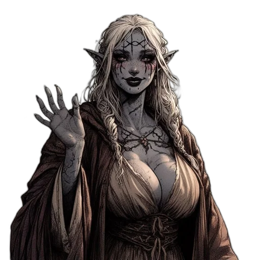 fantasy art, comic book art, concept art, pixel art transparent PNG cut-out