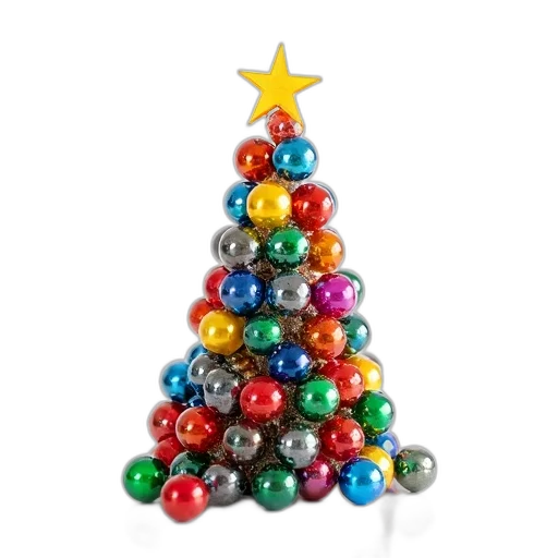 tree, jewelry, 3d render, colorful transparent PNG cut-out