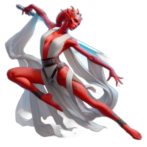 dragon, staff, creature, mask transparent PNG cut-out