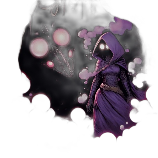 mask, staff, umbrella, creature transparent PNG cut-out