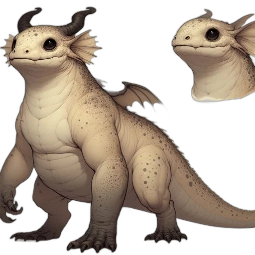 dragon, creature, animal, concept art transparent PNG cut-out