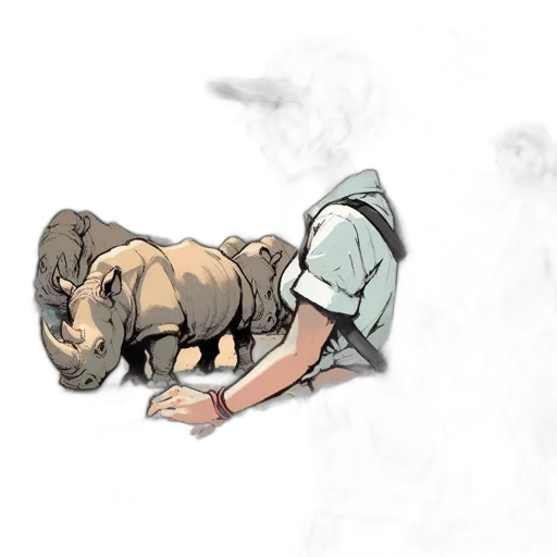 mask, creature, staff, animal transparent PNG cut-out