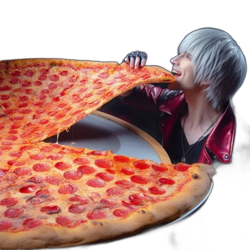 food, weapon, 3d render, red transparent PNG cut-out