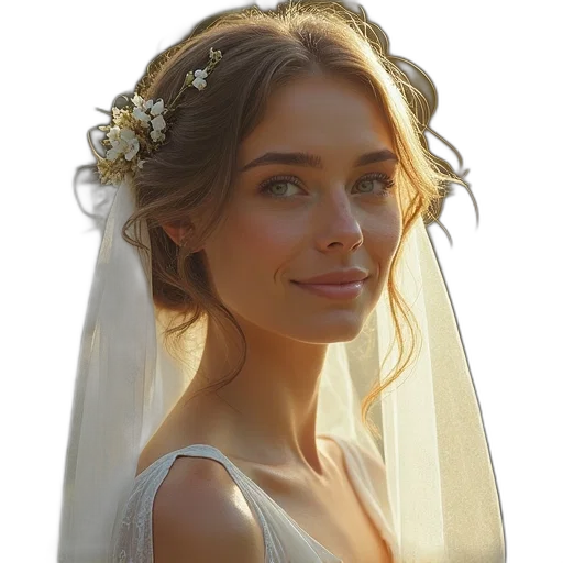 crown, dress, jewelry, face transparent PNG cut-out