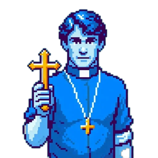 staff, pixel art, concept art, comic book art transparent PNG cut-out