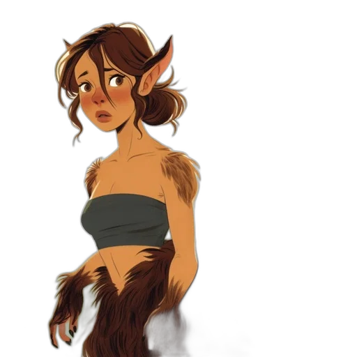 creature, concept art, fantasy art, watercolor transparent PNG cut-out