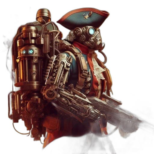 robot, weapon, face, mask transparent PNG cut-out