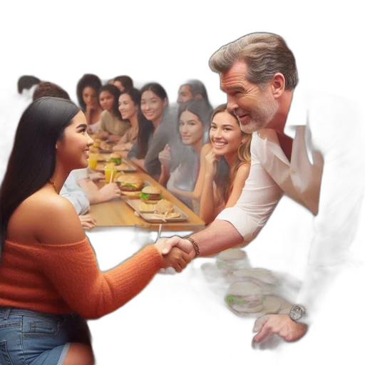 food, weapon, hair, dress transparent PNG cut-out
