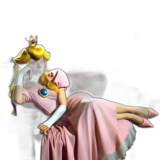 dress, crown, staff, furniture transparent PNG cut-out