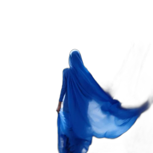 dress, umbrella, mask, staff transparent PNG cut-out