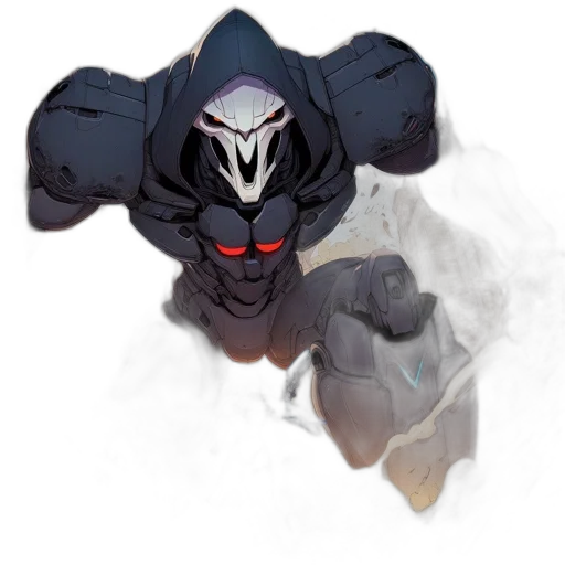mask, robot, weapon, creature transparent PNG cut-out