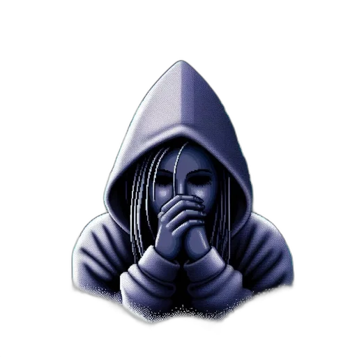 mask, face, creature, jacket transparent PNG cut-out