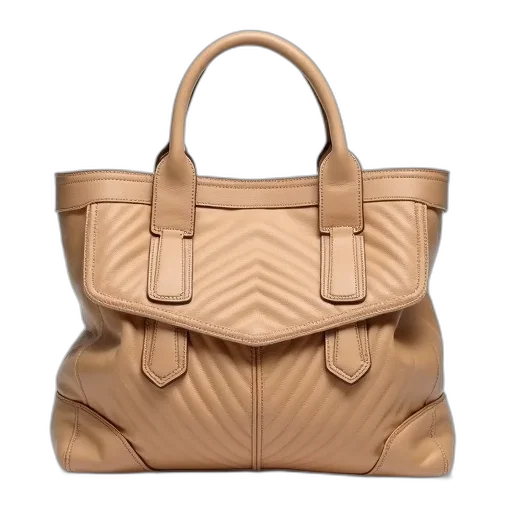 3d render, earth tones, beige, leather transparent PNG cut-out