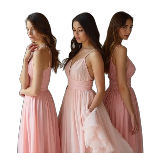 dress, pastel, best, blush transparent PNG cut-out