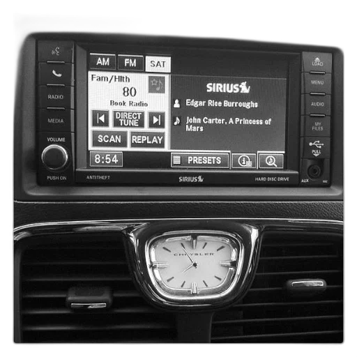car, radio, sirius, satellite transparent PNG cut-out