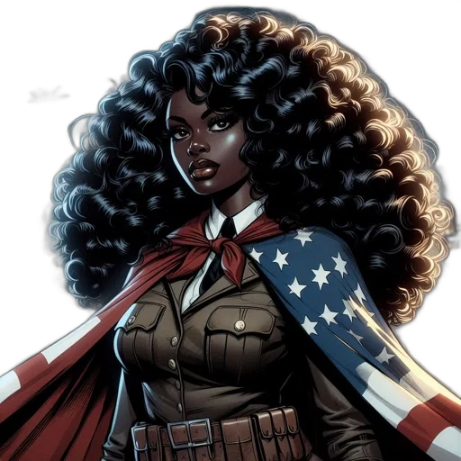 comic book art, concept art, cartoon, black transparent PNG cut-out