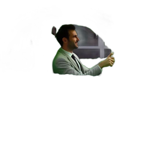 staff, jacket, umbrella, furniture transparent PNG cut-out