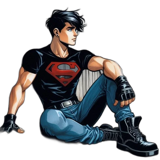 comic book art, concept art, cartoon, pixel art transparent PNG cut-out
