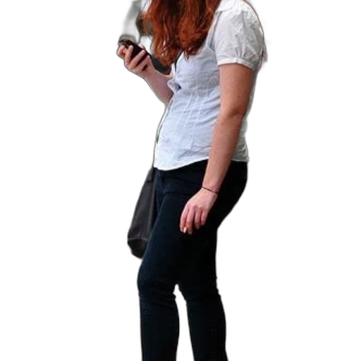 staff, jacket, hair, dress transparent PNG cut-out