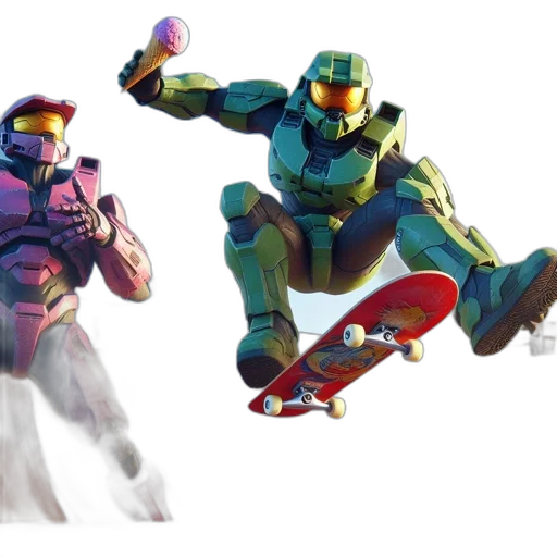 concept art, 3d render, pixel art, comic book art transparent PNG cut-out