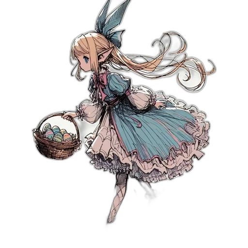 dress, staff, mask, weapon transparent PNG cut-out