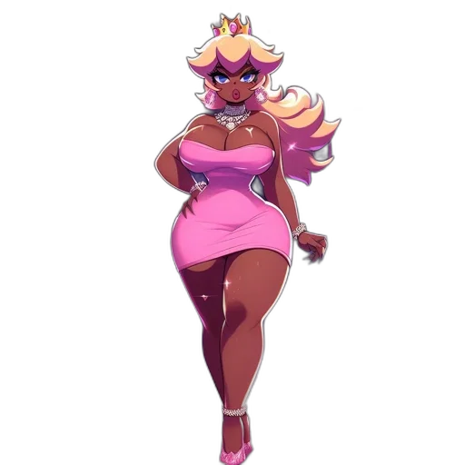 dress, crown, staff, concept art transparent PNG cut-out