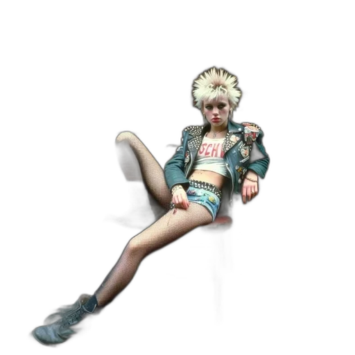 jacket, staff, creature, shoes transparent PNG cut-out