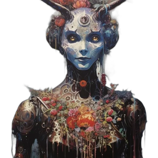 mask, dress, face, robot transparent PNG cut-out
