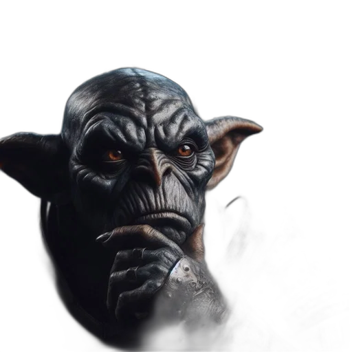 mask, creature, face, staff transparent PNG cut-out