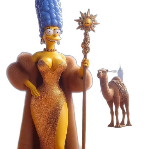 crown, hat, jewelry, staff transparent PNG cut-out