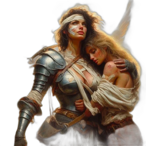 sword, fantasy art, concept art, oil painting transparent PNG cut-out
