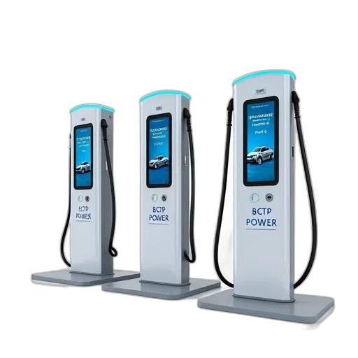 three, modern, electric, vehicle transparent PNG cut-out