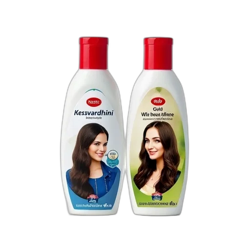 hair, bottle, photorealistic, oil painting transparent PNG cut-out