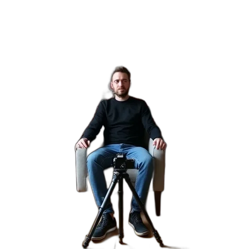 staff, furniture, jacket, robot transparent PNG cut-out
