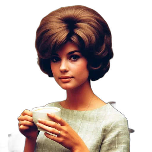 hair, dress, crown, photorealistic transparent PNG cut-out