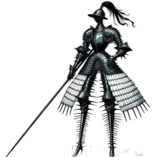 sword, staff, weapon, dress transparent PNG cut-out