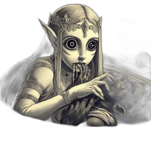 mask, creature, staff, face transparent PNG cut-out
