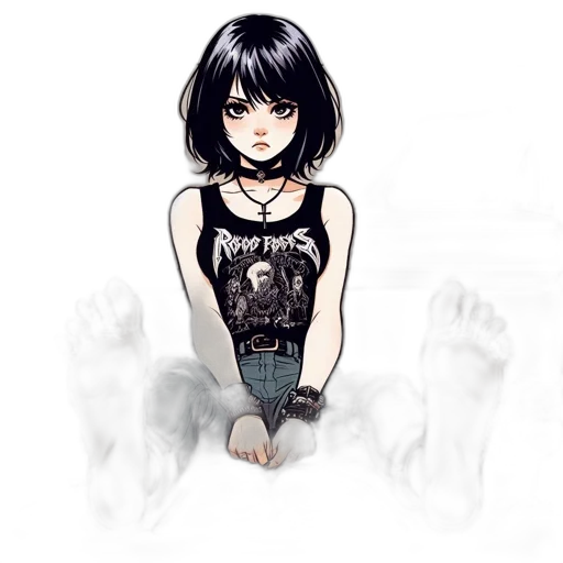 dress, shoes, mask, creature transparent PNG cut-out