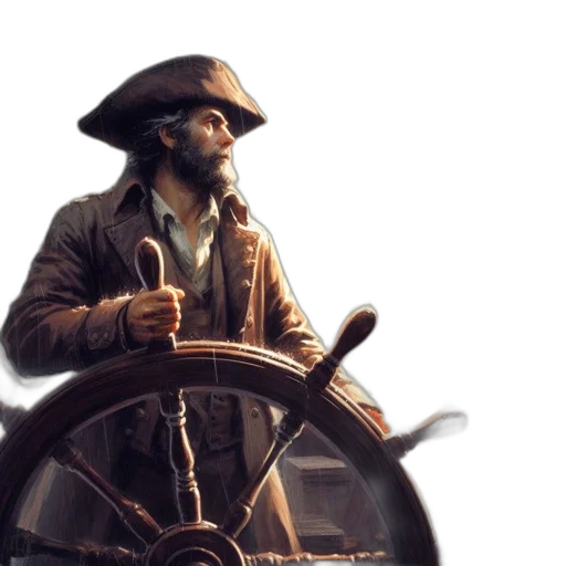 hat, weapon, staff, jacket transparent PNG cut-out
