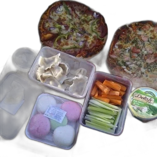 food, variety, foods, including transparent PNG cut-out